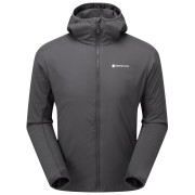 Чоловіча зимова куртка Montane Sirocco Hoodie сірий MIDNIGHT GREY