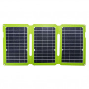 Сонячна панель Swissten FOLDABLE SOLAR PANEL 21W чорний/зелений