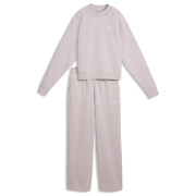 Tepláková souprava Puma Loungewear Standard Sweat Suitt FL рожевий Misty Pink