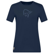 Жіноча футболка Norrona femund equaliser merino T-shirt темно-синій Indigo Night