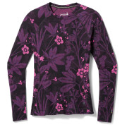 Жіноча функціональна футболка Smartwool W Classic Thermal Merino BL Crew Boxed 2023 фіолетовий Purple Iris Floral