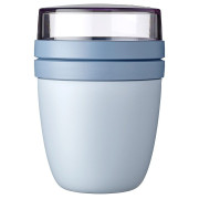 Контейнер для перекусу Mepal Ellipse Mini 300 + 120 ml синій Nordic Blue
