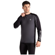 Чоловіча функціональна футболка Dare 2b Exchange III Baselayer Top чорний/сірий Black/Ebony