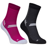 Шкарпетки High Point Trek 4.0 Lady Socks (Double pack) чорний/рожевий