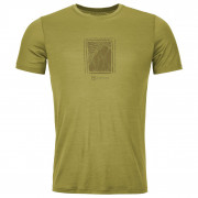 Чоловіча футболка Ortovox 120 Cool Tec Mtn Cut Ts M зелений