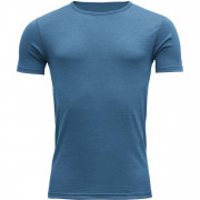 Pánské triko Devold Breeze Man T-Shirt modrá Blue Melange