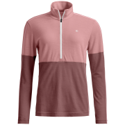 Жіноча функціональна толстовка Ortovox 185 Rock'N'Wool Zip Neck рожевий Dusk Rose