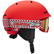 Дитячі гірськолижний шолом Salomon Player Combo червоний Cherry Tomato