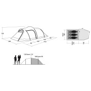 Туристичний намет Outwell Earth 3 Plus