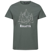 Чоловіча футболка Regatta Cline VII темно-зелений Dark Forest Green Mountain