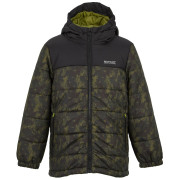 Дитяча зимова куртка Regatta Lofthouse Black/Distress Camo хакі/чорний Black/Distress Camo