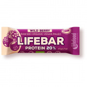 Tyčinka Lifefood Organic Lifebar Protein Wild Berry RAW 47 g