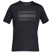 Pánské triko Under Armour Team Issue Wordmark SS černá/šedá Black / Rhino Gray
