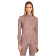 Жіноча функціональна футболка Icebreaker Women Merino 260 Tech Vertex LS Half Zip Delta Lines AOP