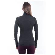 Жіноча функціональна футболка Sensor Merino Bold Roll Neck dl.rukáv