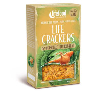 Крекери Lifefood LIFE CRACKERS Zelňáky RAW BIO 90 g бежевий