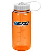 Пляшка Nalgene Wide Mouth 0,5l білий/помаранчевий Orange/White