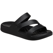Шльопанці жіночі Crocs Getaway Strappy чорний Black