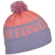 Шапка Ortovox Bobble Knit Beanie рожевий/фіолетовий Blossom