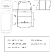 Приставний намет Vango Cove III Air Low