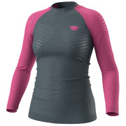 Жіноча функціональна футболка Dynafit Tour Light Merino W L/S Tee рожевий/сірий 6A51 - magenta/0720