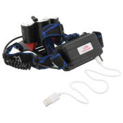 Налобний ліхтарик Cattara LED 400lm (1x XM-L+2x XP-E)