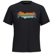 Футболка Smartwool Mountain Horizon Short Sleeve Graphic T чорний black