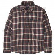 Чоловіча сорочка Patagonia Fjord Flannel Shirt чорний/червоний