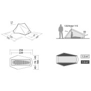Туристичний намет Robens Via 1 UL