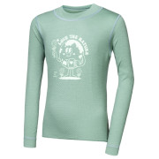 Дитяча функціональна футболка Sensor Merino DF Planet Basil Green світло-зелений Basil Green