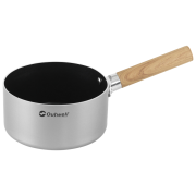 Каструля Outwell Feast Ceramic Saucepan 1.5 L срібний Black & Grey