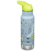 Дитячий термос Klean Kanteen Insulated Kid Classic Narrow 12oz (w/Flip Seal Sport Cap) бірюзовий launch plan