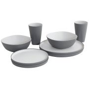 Набір посуду Outwell Gala 2 Person Dinner Set сірий Grey Mist