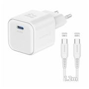Адаптер Swissten ЗП GaN 35W USB-C + кабель Type-C 1,2м