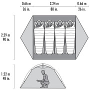 Туристичний намет MSR Elixir 4 Tent