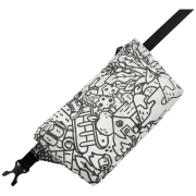 Поясна сумка High Tail Designs Fanny Pack The Vague Outdoors білий/чорний The Vague Outdoors