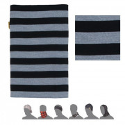 Šátek Sensor Tube Merino Wool černá/šedá černá pruhy