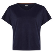 Жіноча функціональна футболка Icebreaker Women Mer 150 Lodge SS Tee темно-синій Midnight Navy