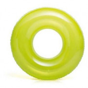 Plovací kruh Intex Transparent Tubes 59260NP světle zelená lime