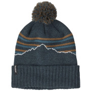 Зимова шапка Patagonia Powder Town Beanie синій/сірий