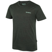 Чоловіча футболка Zulu Merino 160 Short 4C Comfy темно-зелений dark green melange