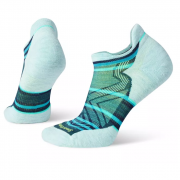 Жіночі шкарпетки Smartwool Run Targeted Cush Stripe Low Ank Socks синій/білий