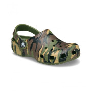 Шльопанці дитячі Crocs Classic Camouflage Clog Army Green/Multi зелений Army Green/Multi