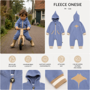 Дитячий комбінезон DucKsday Polar Fleece Twin/Blue