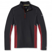 Чоловіча функціональна толстовка Smartwool M Merino Sport 150 Long Sleeve 1/4 Zip чорний/червоний
