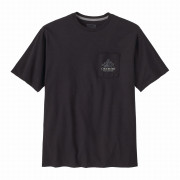 Чоловіча футболка Patagonia M's Chouinard Crest Pocket Responsibili-Tee чорний Ink Black