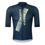 Чоловіча велофутболка Scott Jersey M's RC Pro темно-синій dark blue/acid yello