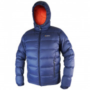 Чоловіча пухова куртка Warmpeace Crux синій/помаранчевий