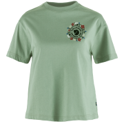 Жіноча футболка Fjällräven Fjällblomster Logo T-shirt W зелений Misty Green