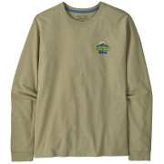 Чоловіча футболка Patagonia Long-Sleeved Great Waves Responsibili-Tee зелений Gumtree Green
